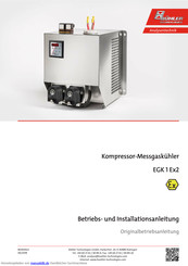 Buhler EGK 1 Ex2 Betriebs Und Installationsanleitung