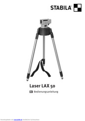 Stabila Laser LAX 50 Bedienungsanleitung