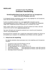 Conceptronic Grab'n'GO CSPBOXLCD Schnellinstallationsanleitung