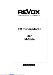 Revox M-Series Bedienungsanleitung