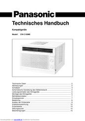 Panasonic CW-C120ME Technisches Handbuch