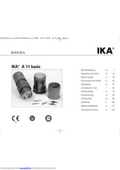 IKA A 11 basic Betriebsanleitung