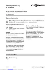 Viessmann Vitodens 300 Montageanleitung