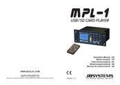 JB Systems MPL-1 Bedienungsanleitung