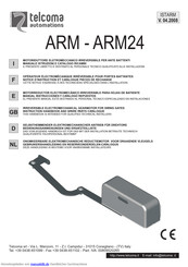 Telcoma ARM Bedienungsanweisungen Und Ersatzteilliste