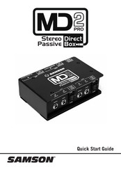 Samson MD 2 PRO Kurzanleitung