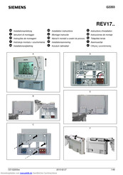 Siemens REV17 Serie Installationsanleitung