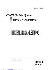 Elmo Huddle Space HS-G3 Bedienungsanleitung