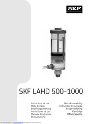 SKF LAHD 1000 Bedienungsanleitung