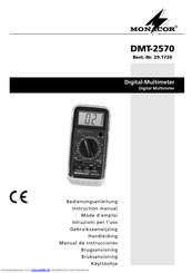 Monacor DMT-2570 Bedienungsanleitung