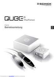 Schick QUBE Premium Betriebsanleitung