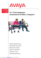 Avaya T3 Classic Bedienungsanleitung