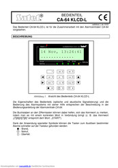 Satel CA-64 KLCD-L Bedienungsanleitung