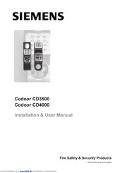 Siemens Codoor CD3500 Installations- Und Benutzerhandbuch