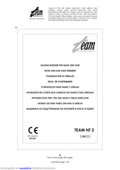 Team International TEAM NT 2 Gebrauchsanleitung