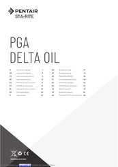Pentair PGA 60-40 DELTA OIL Betriebsanleitung