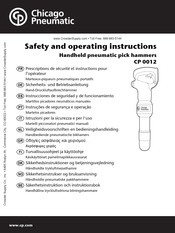 Chicago Pneumatic CP 0012 Sicherheits- Und Betriebsanleitung