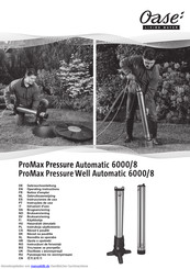 Oase ProMax Pressure 6000/8 Gebrauchsanleitung