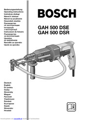Bosch GAH 500 DSE Bedienungsanleitung