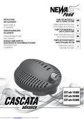 Newa CASCATA advance CSTadv 20 000 Gebrauchsanleitung