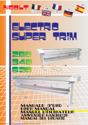 Neolt Electro SUPER trim 340 Anwenderhandbuch