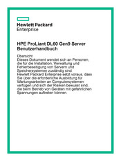 HP HP ProLiant DL60 Gen9 Server Benutzerhandbuch
