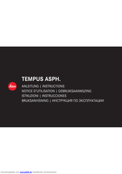 Leica TEMPUS ASPH. Anleitung