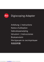 Leica Digiscoping-Adapter Anleitung