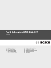 Bosch DVA-12T Schnellstartanleitung