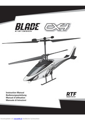 RTF Blade CX4 Bedienungsanleitung