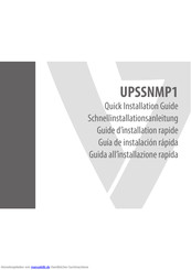 V7 UPSSNMP1 Schnellinstallationsanleitung