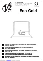 V2 Eco Gold120V Bedienungsanleitung