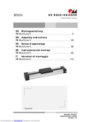 RK MultiLine II Z Montageanleitung