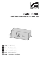 Videotec CAMHD30X Bedienungsanleitung