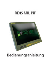 MilDef RD15 MIL PiP Bedienungsanleitung