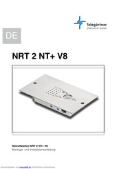 telegärtner NRT 2 NT+ V8 Montage-Und Installationsanleitung