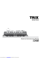 Trix MINITRIX BR E 50 Bedienungsanleitung