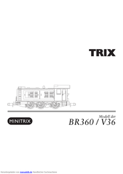 Trix MINITRIX V36 Bedienungsanleitung