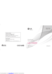 LG LG-V500 Kurzanleitung