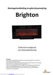 livin flame Brighton Gebrauchs- Und Montageanleitung
