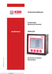 Kbr multimess 4F96 LCD Technische Referenz