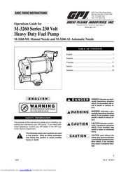GPI M-3260-ML Bedienungsanleitung