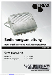 Triax GPV 150 DL Bedienungsanleitung