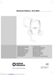 Nilfisk Advance Acro-Batt Bedienungsanleitung