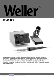 Weller WSD 151 Betriebsanleitung