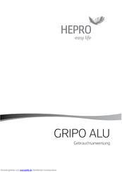 HEPRO GRIPO ALU Gebrauchsanweisung
