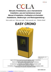 Cola EASY CRONO Installations-, Bedienungs- Und Wartungsanleitung