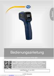 PCE Instruments PCE-660 Bedienungsanleitung