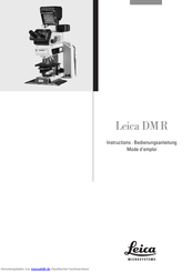 Leica DMR Bedienungsanleitung