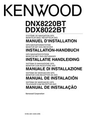 Kenwood dnx8220bt Installations-Handbuch